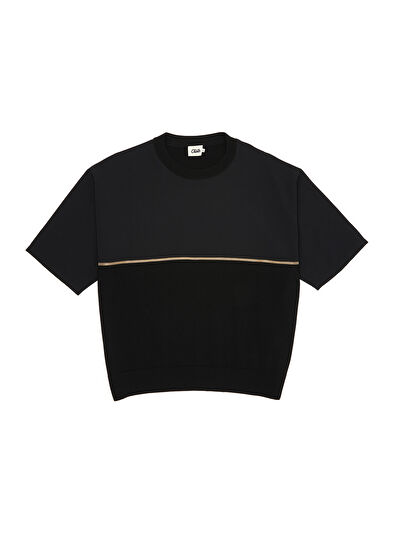 Beymen Club Siyah Zincir Detaylı Kazak - 7