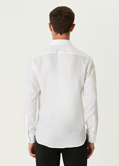 Slim Fit Non-Iron Organic Cotton Shirt Beymen Club Slim Fit Non-Iron Organic Cotton Shirt - 5