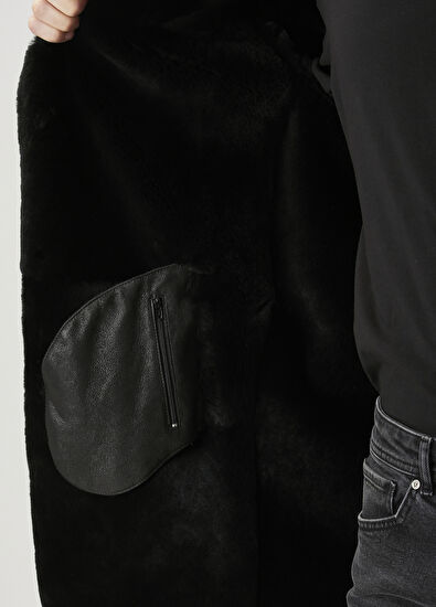 Beymen Club Siyah Deri Kaban - 7