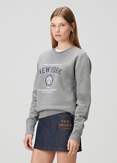 Marc Jacobs x A.P.C. Grey Printed Sweatshirt - 3