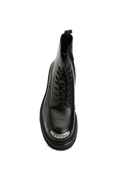 Siyah Erkek Deri Bot - Görsel 5