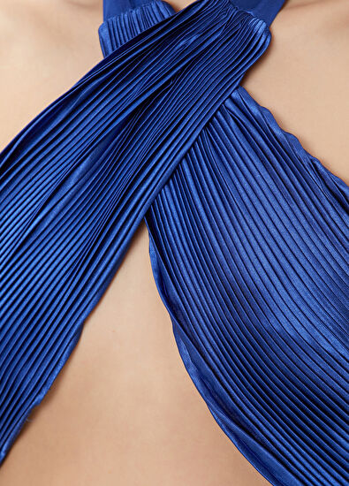 Movom Elio Blue Crop Blouse - 5