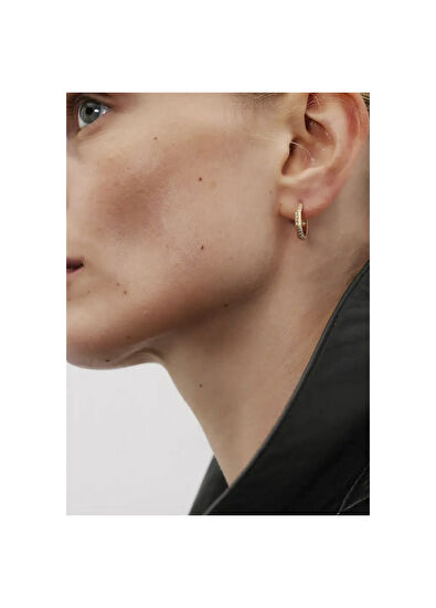 Fidelle Platonic Soulmates White Diamond 14K Gold Women's Earrings - 5