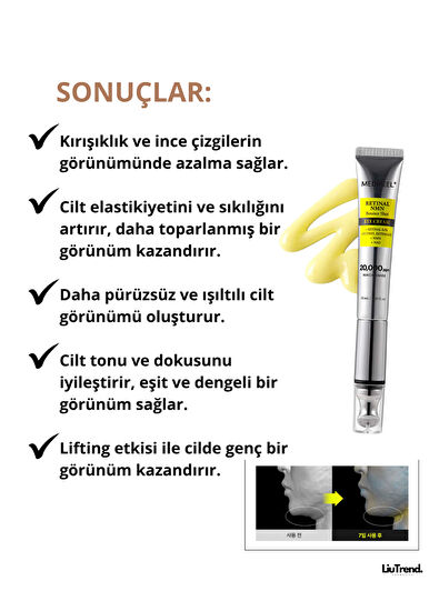 MEDIPEEL Retinal NMN Bounce Shot Eye Cream Retinal Ve NMN İçeren Şçeren Mikro Titreşimli Göz Kremi 15 ml - 4
