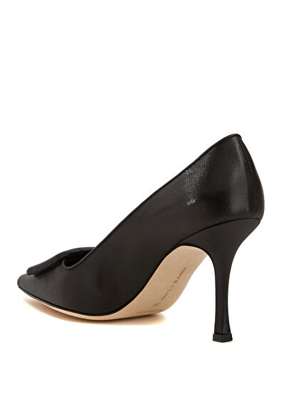 Manolo Blahnik Maysale Siyah Stiletto - 3
