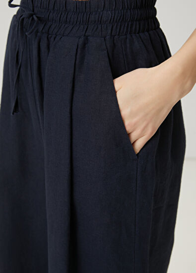 Beymen Club Lacivert Keten Pantolon - 5