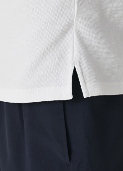 Beymen Club Comfort Fit Beyaz Polo Yaka T-shirt - 7