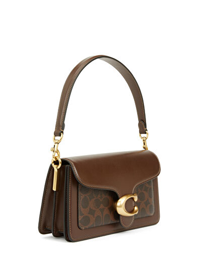 Koyu Kahverengi Kadın Deri Çanta - Görsel 4