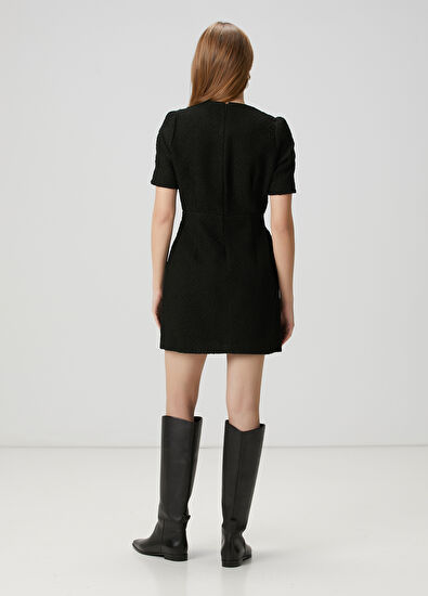 Beymen Club Siyah Mini Elbise - 5