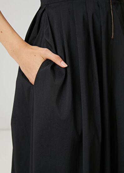 Beymen Club Black Midi Taffeta Shirt Dress - 6