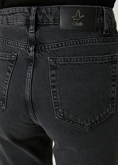 Beymen Club Siyah Crop Flare Jean Pantolon - 5