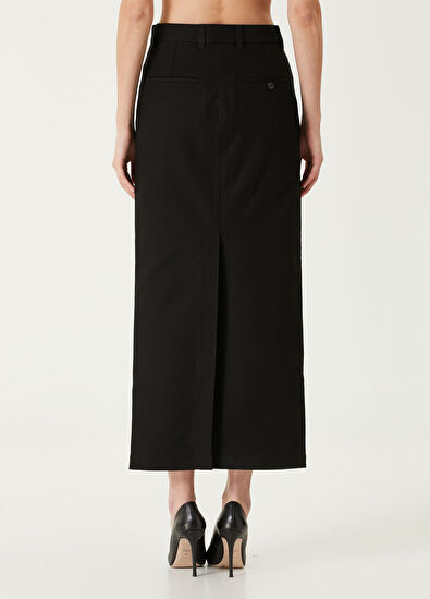 Wardrobe Nyc Siyah Maksi Etek - 5