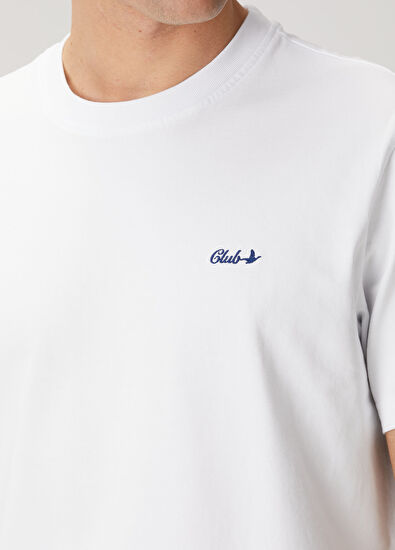 Beymen Club Relax Fit Goose Embroidery On The Back T-Shirt - 6