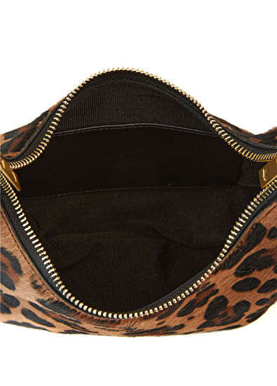 Beymen Club Leopard Printed Women's Leather Crossbody Bag - 5