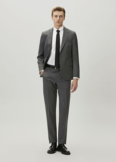 Beymen Club Slim Fit White Button-Down Collar Non-Iron Shirt - 4