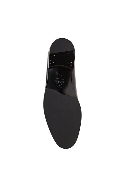Fabi Black Men's Leather Tuxedo Shoes - 5