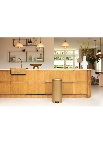 Brabantia Newicon Warm Brass Pedallı Mutfak Çöp Kovası 30 lt - 3