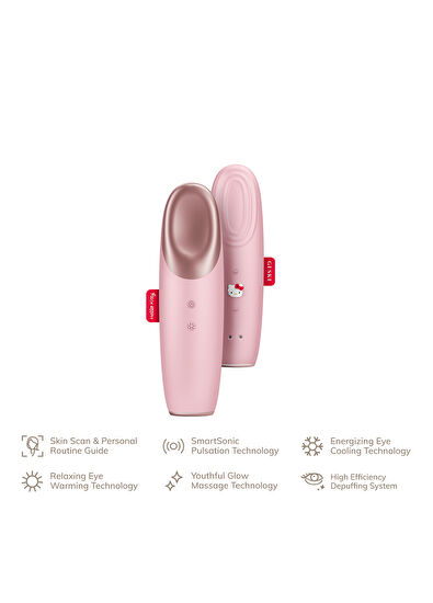 Geske Pink Warm & Cool Eye Energizer 6-in-1 Hot & Cold Under Eye Care Device - 6