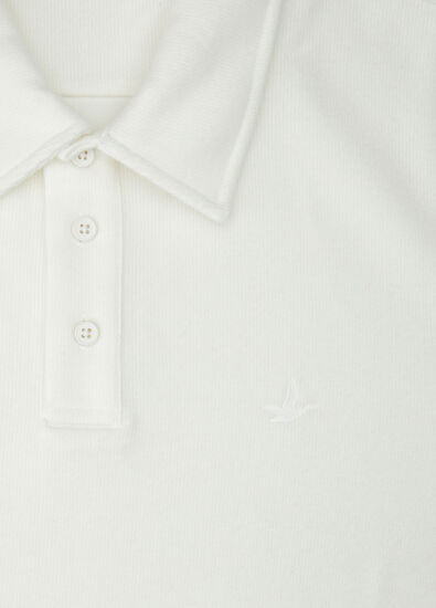 Beymen Club Comfort Fit Kırık Beyaz Polo Yaka Sweatshirt - 6