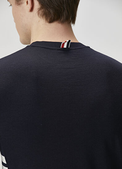 Thom Browne Lacivert Yün Triko - 7