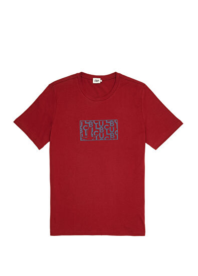 Beymen Club Bordo Baskılı T-shirt - 7