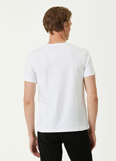 Beymen Club Beyaz Basic T-shirt - 4