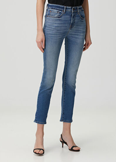 7 For All Mankind Relaxed Skinny Mavi Jean Pantolon - 3