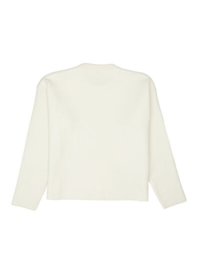 Beymen Club Off-White Embroidered Sweater - 6