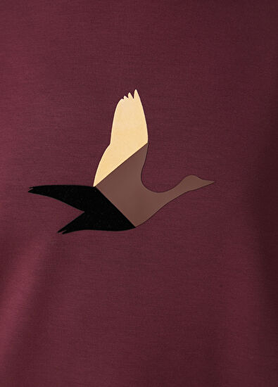 Beymen Club Bordo Kutu Form Logolu Sweathirt - 6