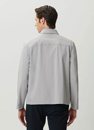 Beymen Club Grey Stitching Detail Overshirt - 5