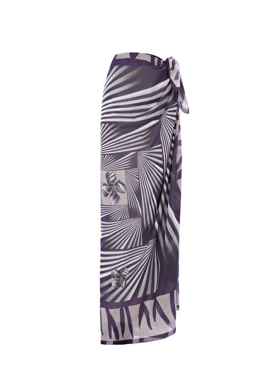 Selin Küçüksöz Sacred Geometry Çok Renkli Kadın Pareo Şal - 3