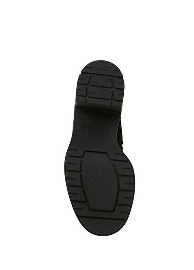 Siyah Kadın Deri Kar Botu - Görsel 6