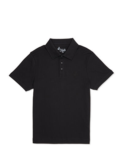 Beymen Club Slim Fit Siyah Polo Yaka Jersey T-shirt - 7