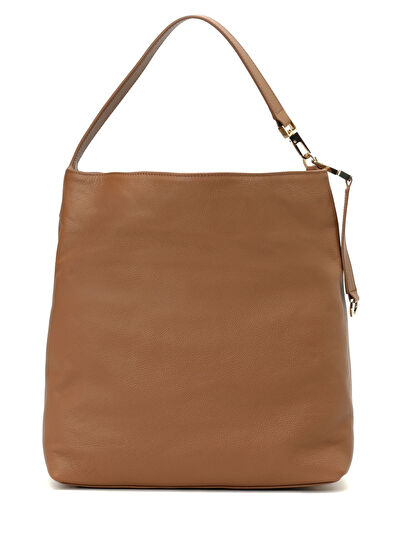 Beymen Club Camel Women's Leather Hobo Shoulder Bag - 4