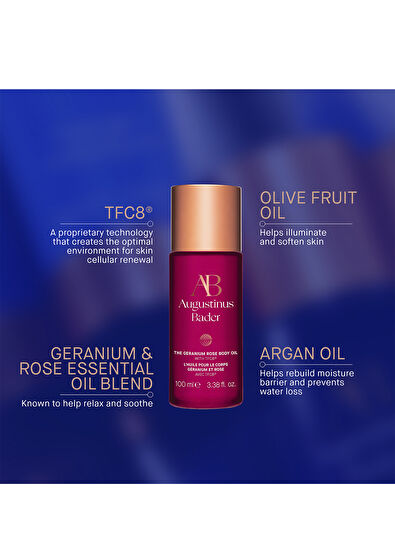 Augustinus Bader The Geranium Rose Vücut Yağı 100 ml - 8
