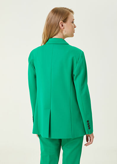 Beymen Club Green One Button Blazer Jacket - 6