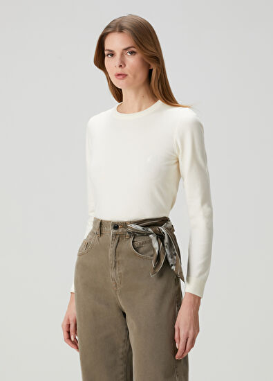 Beymen Club Ekru Basic Kazak - 3