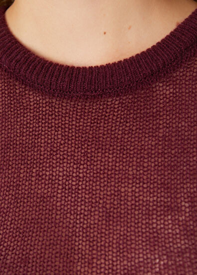 Beymen Club Bordo İnce Kaşmir Basic Kazak - 6