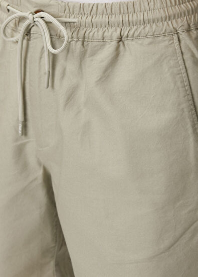Beymen Club Green Waist Corded Piece Paint Oxford Shorts - 4