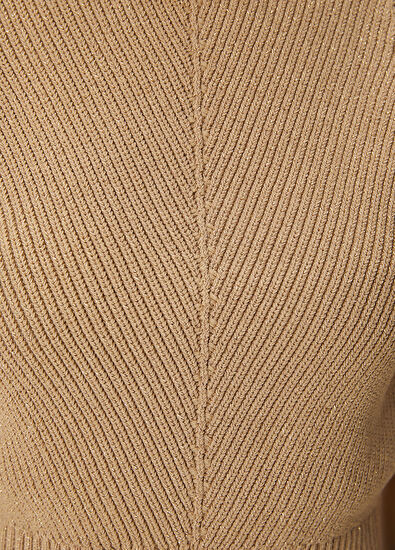 Beymen Club Bej Simli Triko Atlet - 5