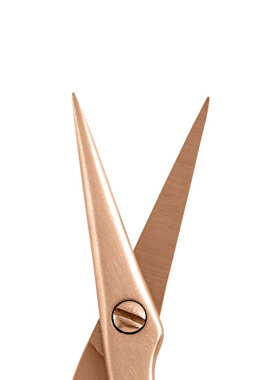 Tweezerman Brow Scissors & Brush Rose Gold Kaş Makası ve Fırçası  - 5