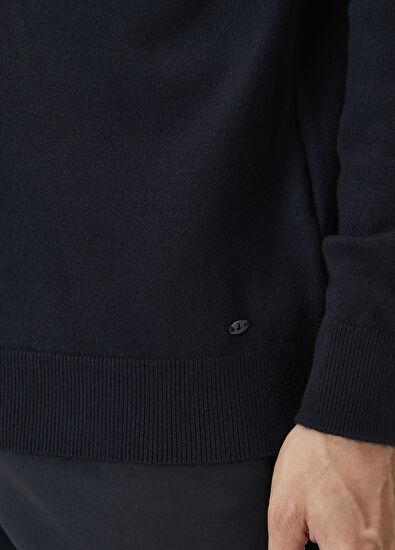 Beymen Club Navy Blue Polo Neck Knitwear - 7