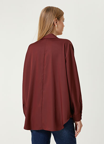 Beymen Club Bordo Twill Gömlek - 6