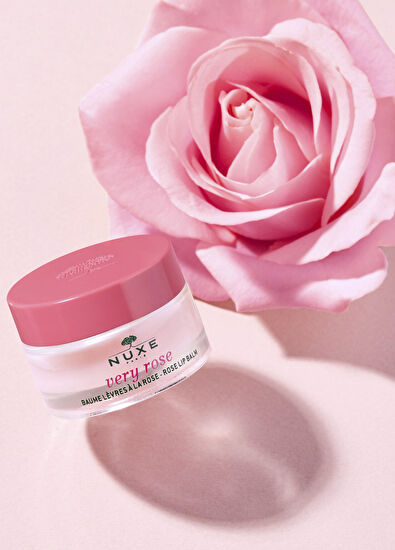 Nuxe Very Rose Lip Balm + Plumping Lip Care Serum + Make-up Remover Water 50 ml Skin Care Set - 6