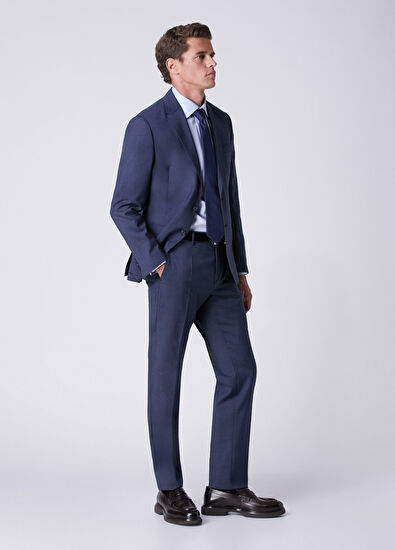 Beymen Club Blue Wool Suit - 3