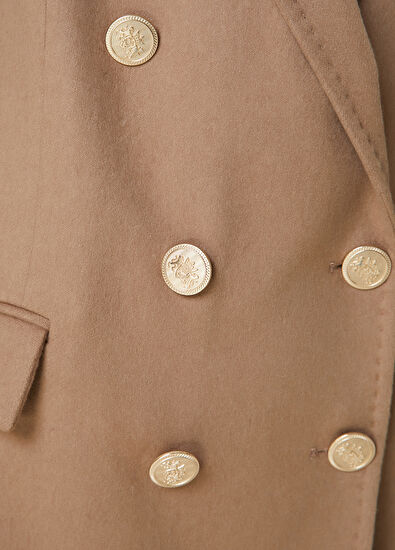 Beymen Club Camel Kruvaze Kaşmir Ceket - 5
