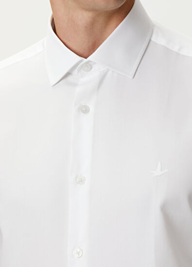Beymen Club Slim Fit Beyaz Gömlek - 6