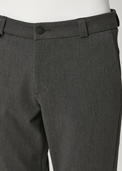 Beymen Club Slim Fit Jasmin Antrasit Melanj Chino Pantolon - 4