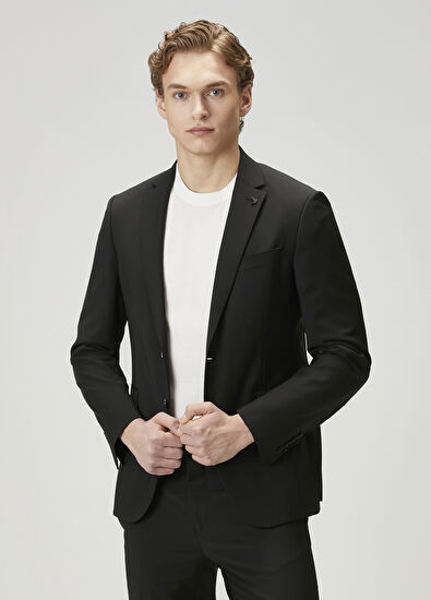 Beymen Club Drop 6 Black Wool Blend Suit - 4