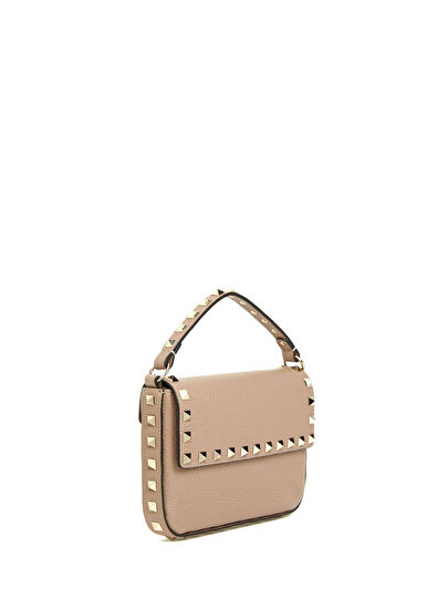 Rockstud Mini Kadın Deri Çanta - Görsel 4